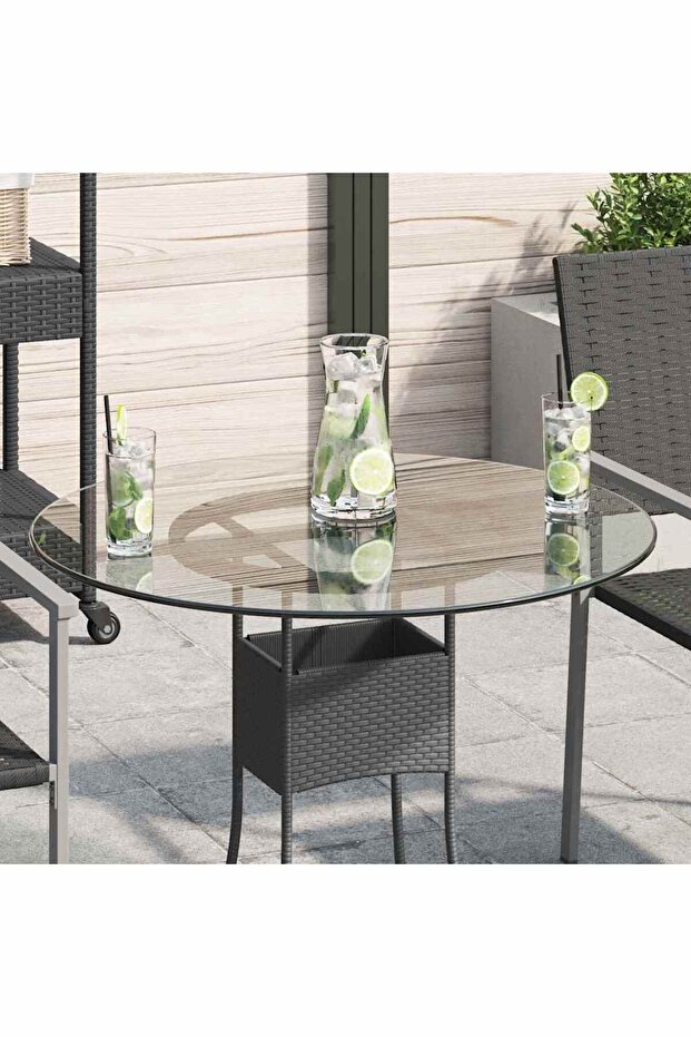 Table Top Tempered Glass Round 700 mm