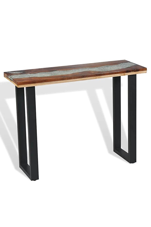 Console Table Teak 100x35x75 cm - 6