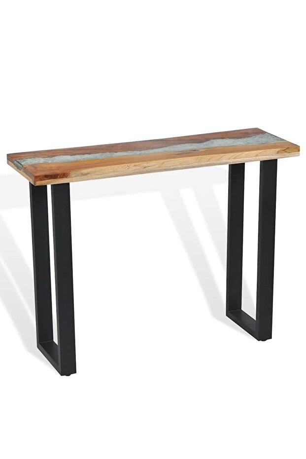 Console Table Teak 100x35x75 cm - 2