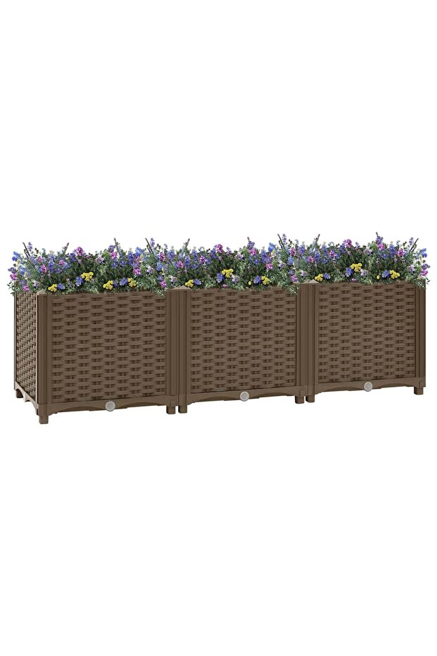 Raised Bed 120x40x38 cm Polypropylene