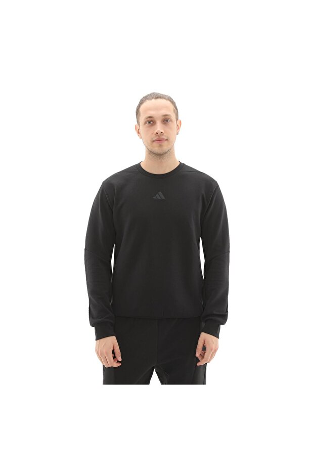 JJ4642-E D4T Crew Sweats سويت شيرت رجالي أسود