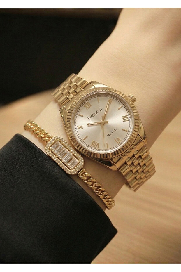 Women's Metal Cord Wristwatch