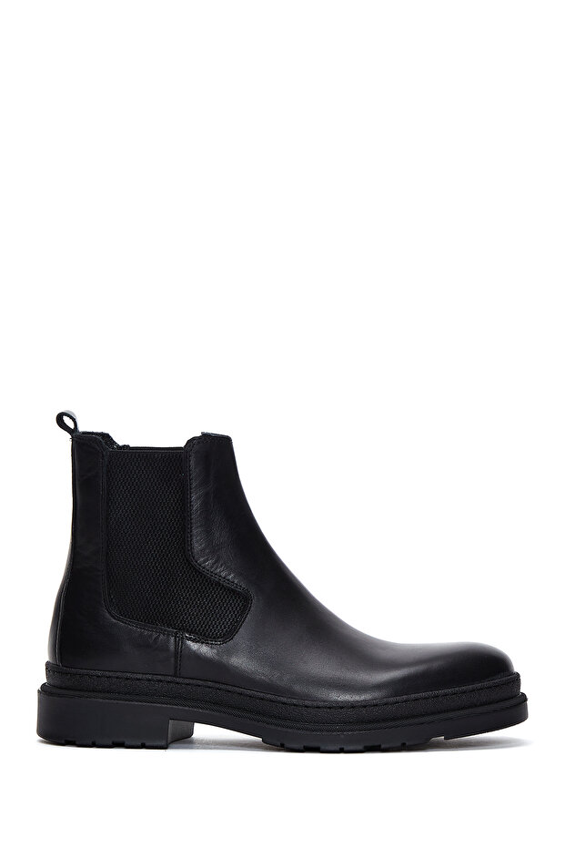 Men's Black Leather Chelsea Boots 25Wfd630118