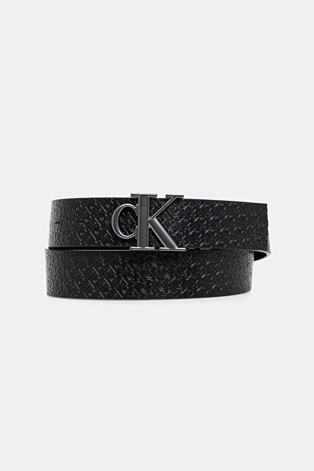 MONOGRAM PLAQUE BUCKLE 35MM ADJ/ - 2