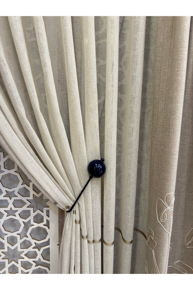 Ghost Arm Tieback Practical Curtain Gathering Device Cornice Mounting Without Drilling the Wall (1 Piece) Navy Blue Quality