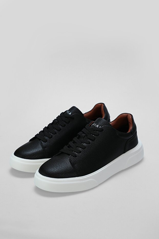 Lufian Tommy Erkek Sneaker Ayakkabı Siyah