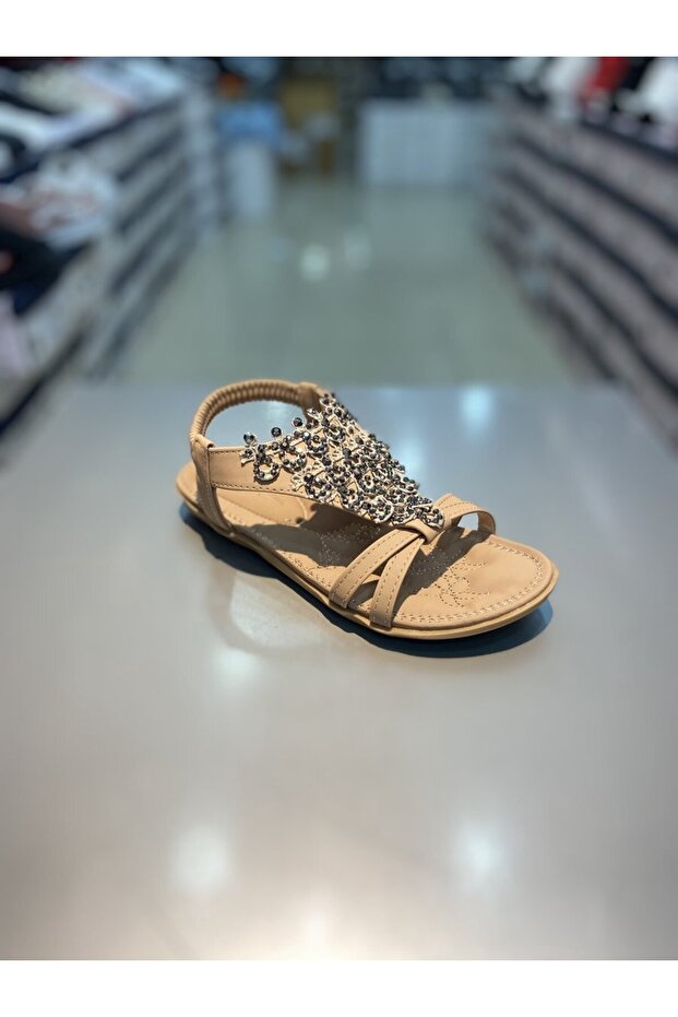 Girl's Water Drop Stone Sandals