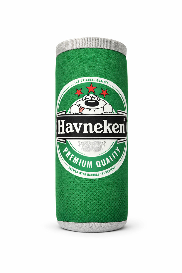 Havneken Dog Toy Plush Box Drink Vikvik Dog Activity Toy with Sound