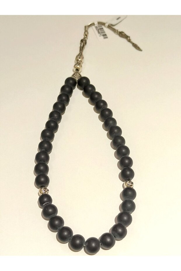 Black Color Luxurious Shiny Matte Prayer Beads