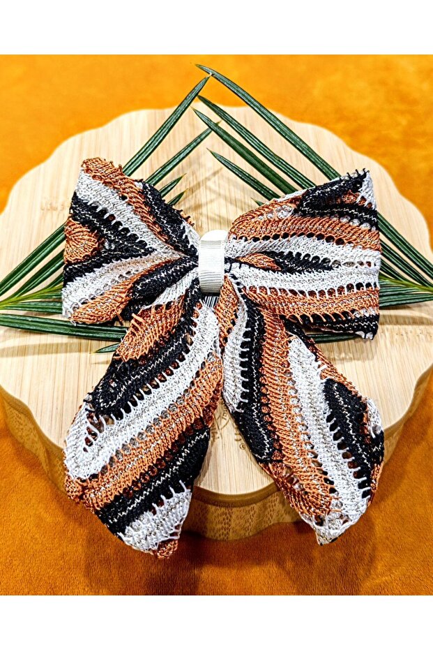 Luxurious Figured Ribbon Clip Buckle