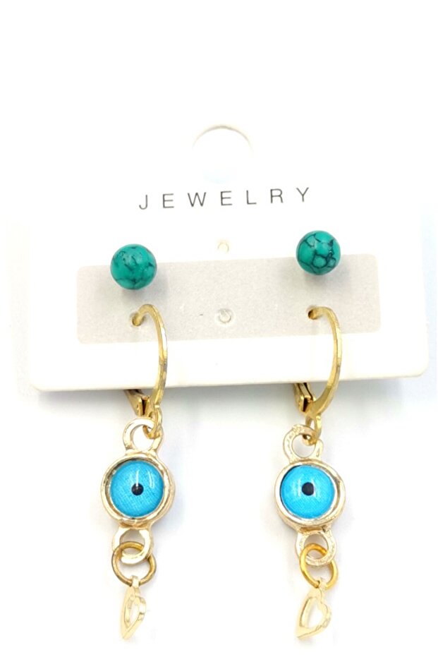Colorful Figured Luxury Earrings