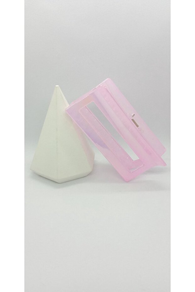 Pink Color Hologram Latch Buckle