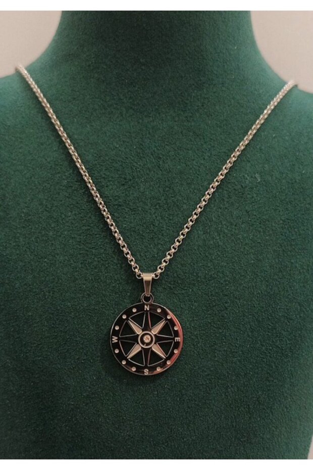 Silver Color Luxury Figured Flashy Necklace