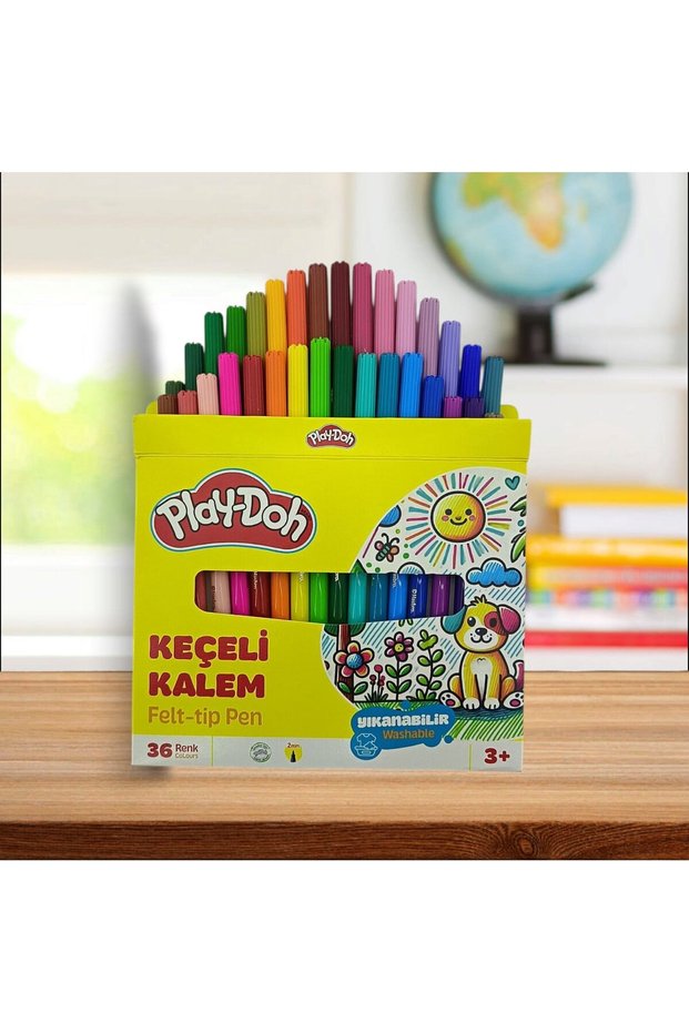 Play-Doh 36 Colors Washable Felt Tip Felt Tip Pen 2Nm