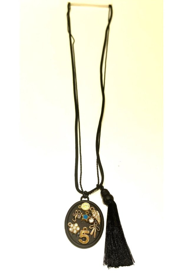 Authentic Flashy Colorful 40cm Long Necklace