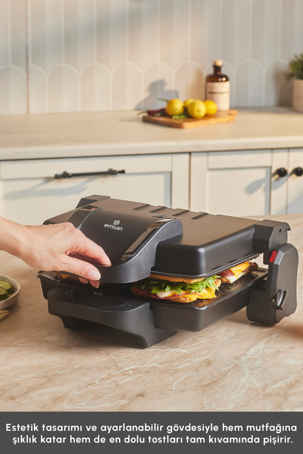 Future Essential Tost Makinesi Matte Black 1800 W 4 Dilim Kapasiteli - 5