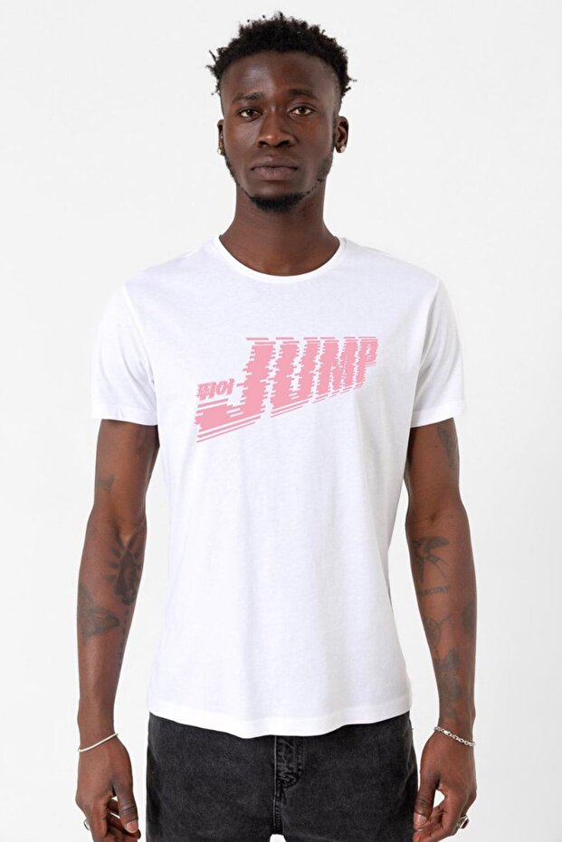 Blackpink Jump White Men's Cycling Jersey T-Shirt
