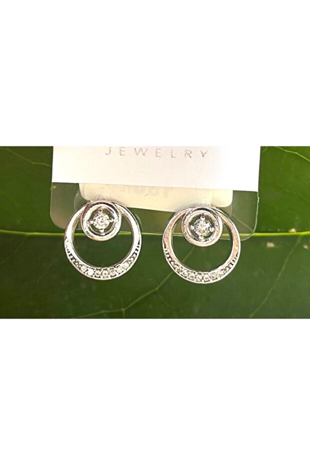 Silver Color Luxury Flashy Earrings