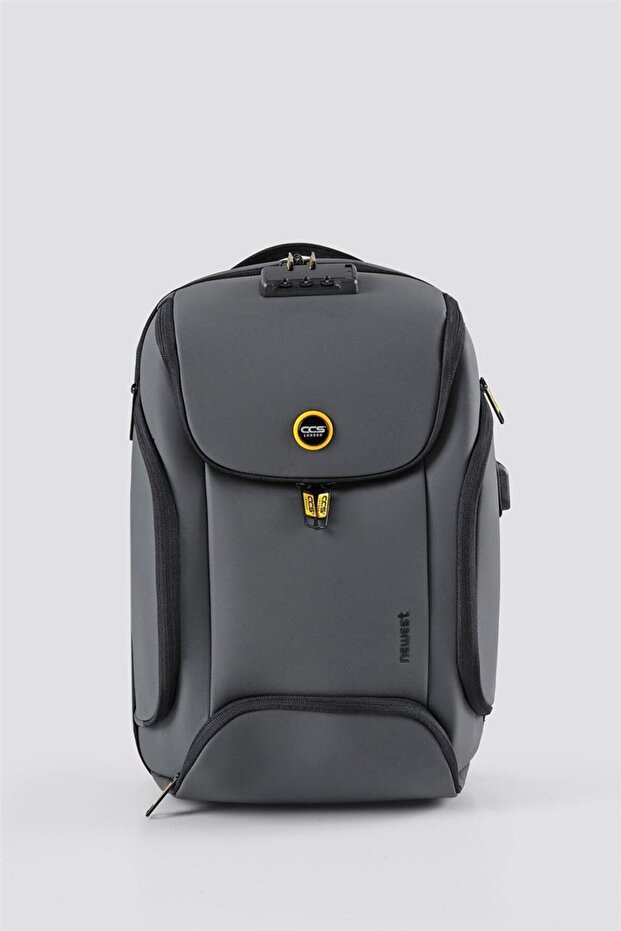 Ccs 51792 Luxury Flashy Gray Color Backpack