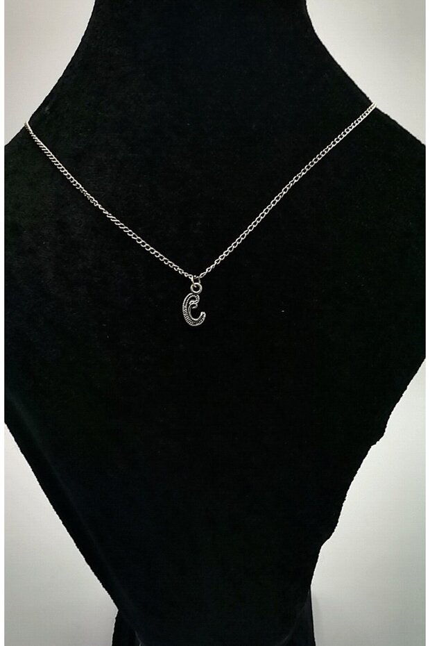 Luxury Necklace with Silver Chain Figure
