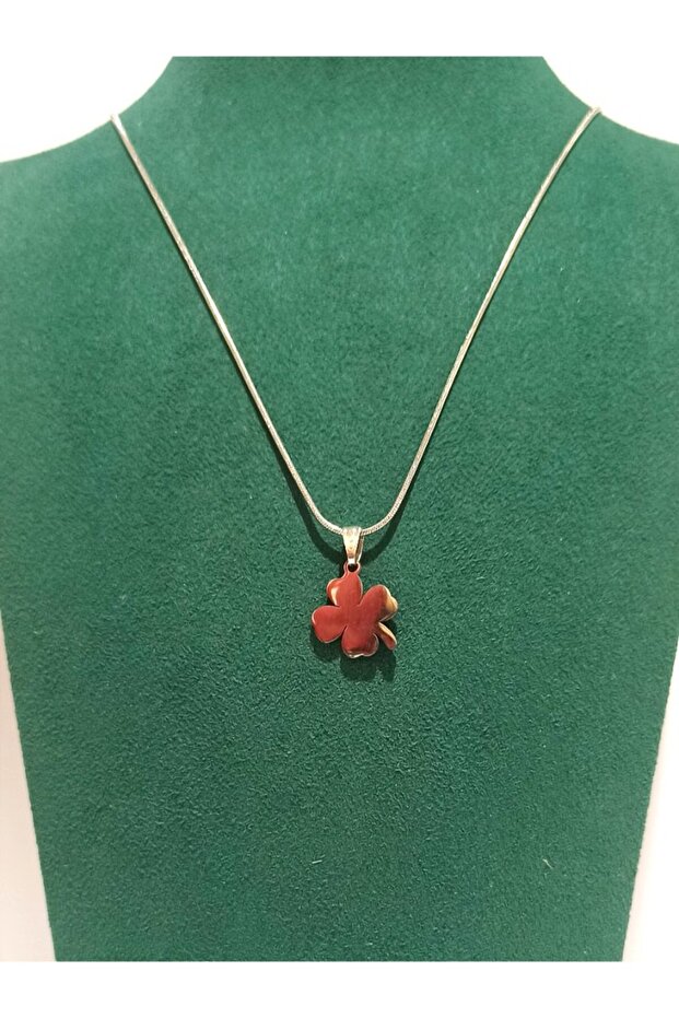 Silver Color Luxury Figured Flashy Necklace