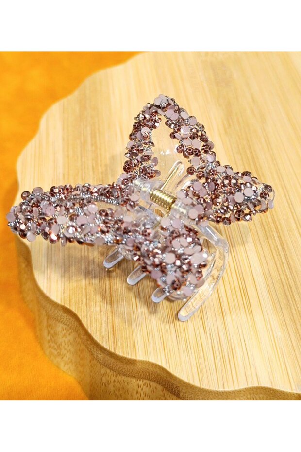 Luxurious Flashy Glitter Butterfly Pinch Buckle