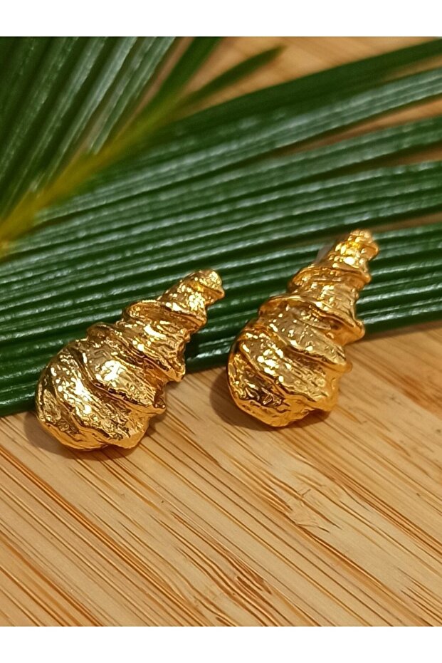 Gold Color Luxury Flashy Drop Figured Earrings
