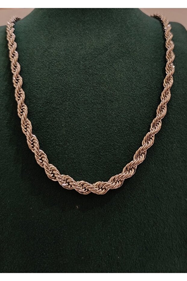 Silver Color Luxury Figured Flashy Necklace