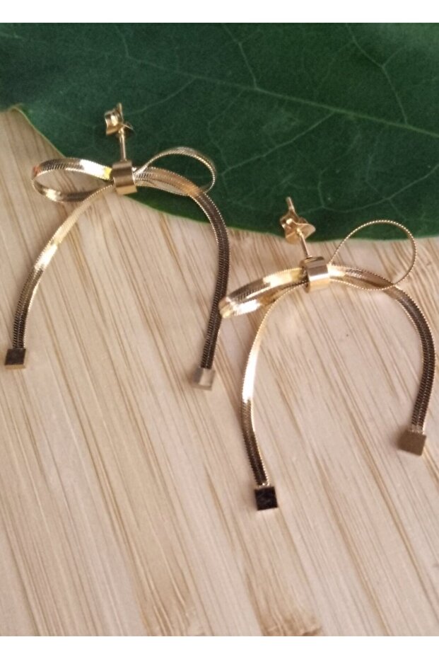 Luxury Flashy Bow Figured Dangle Earrings