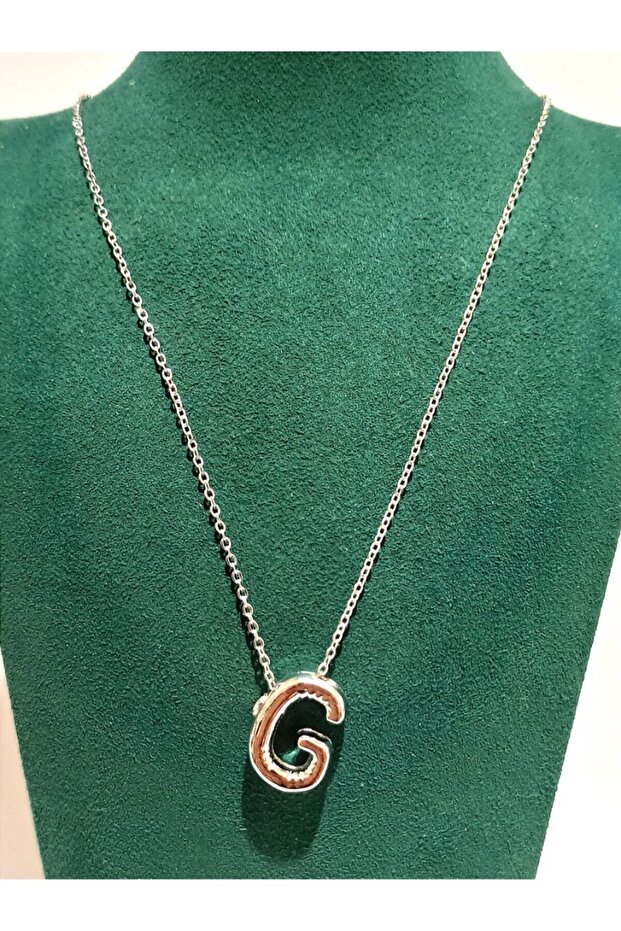 Silver Color Luxury Figured Flashy Necklace