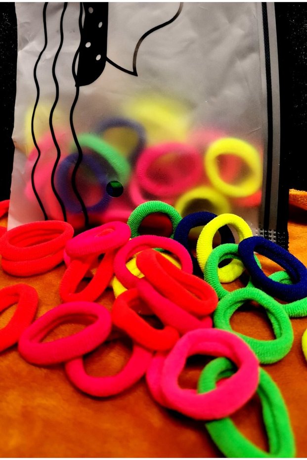 Luxury Multiple Bag Colorful Small Rubber Buckle