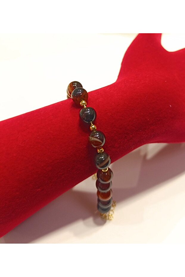 Luxury Colorful Agate Stone Figured Bracelet
