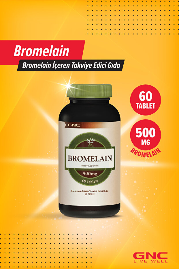 GNC Bromelain – 60 Tablet