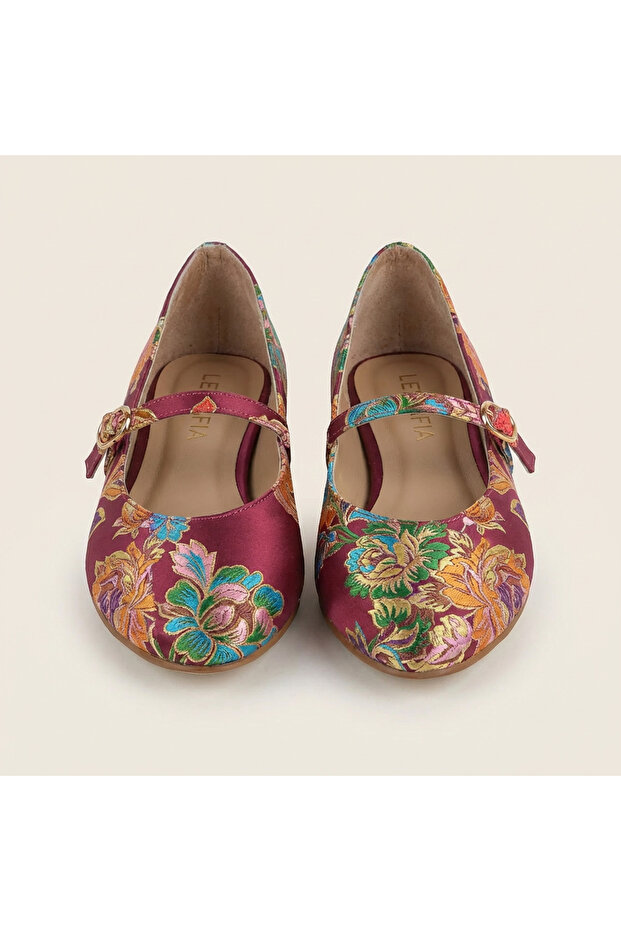 Valley Ethnic Pattern Ballet Flats - 6