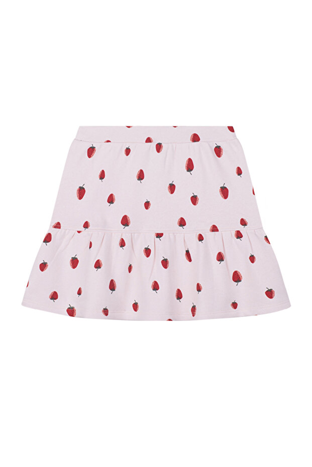 Organic Pink Fleece Girls' Skirt
