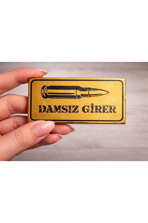 Damsiz Gi̇rer - Gold Peç - Weapon - Military Patch