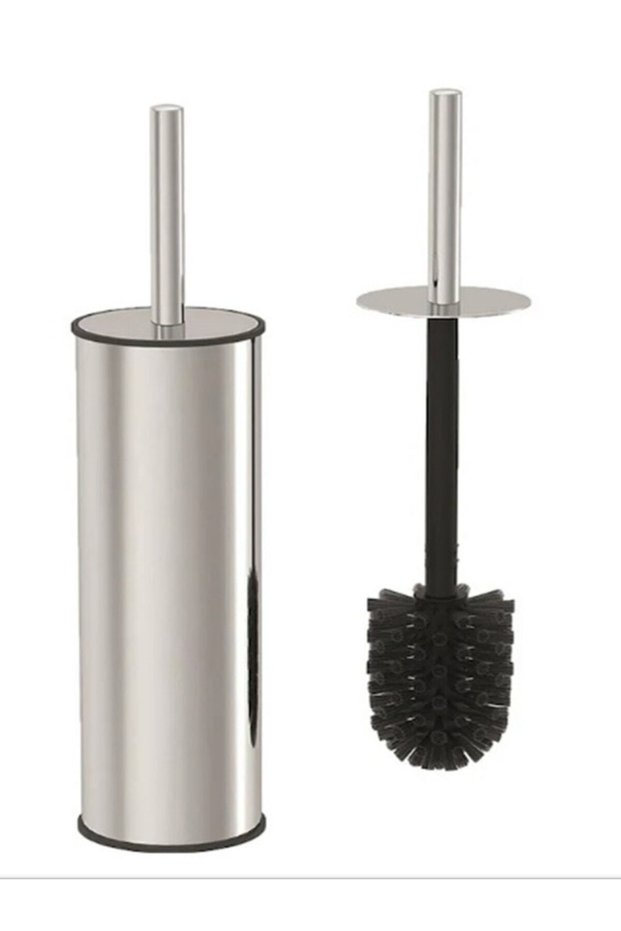 Bysevil Juliette Decorative WC Brush Holder / Steel - Black - White - Gold - Bronze / Toilet Brush