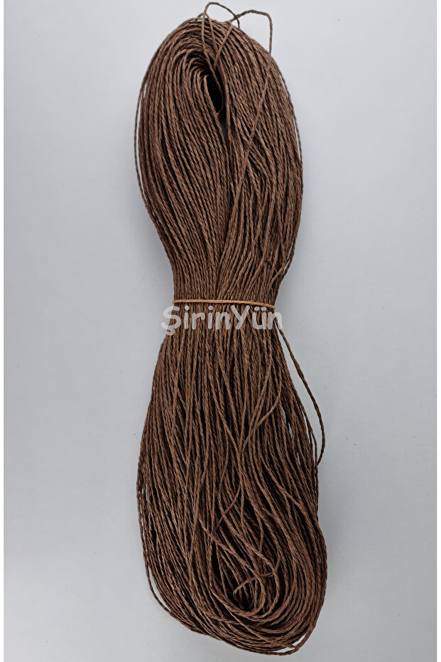 Şirin Yün Çile Kağıt Ip Kahverengi 240-250 gram