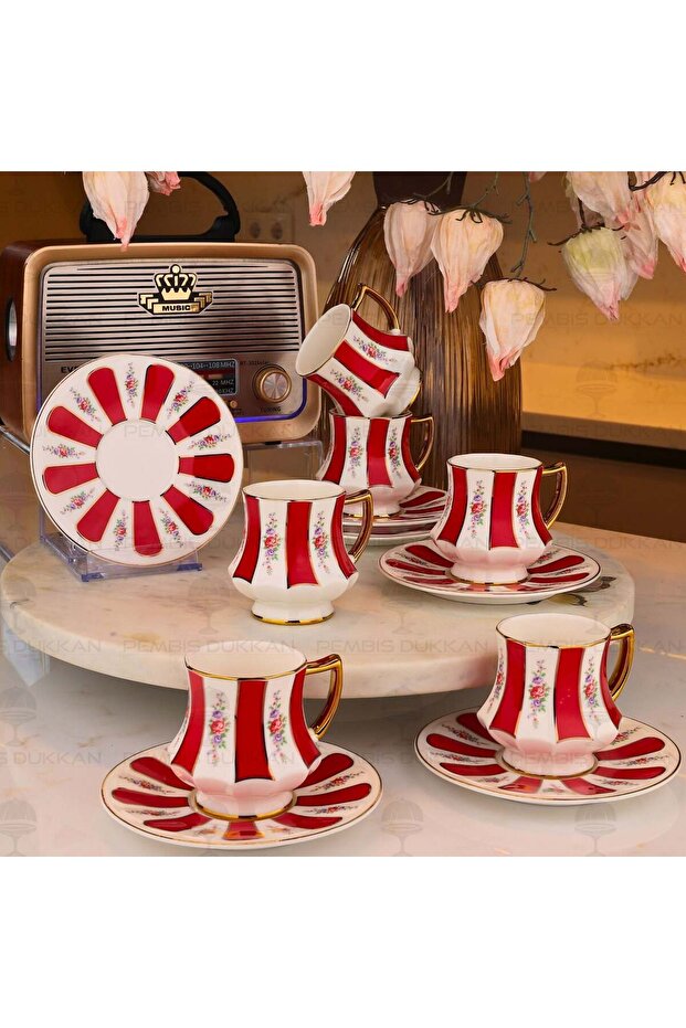 Hale 6-Piece Porcelain Coffee Cup Set