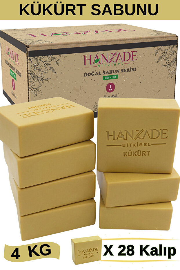 Sulfur Soap Sulfur Soap 4 kg Handmade Natural Traditional Hatay (in Its Own Box)