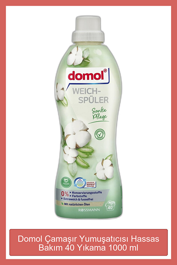Çamaşır Yumuşatıcısı Hassas Bakım 40 Yıkama 1000 ml - 1