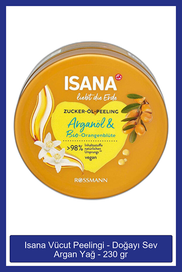 Vücut Peelingi - Doğayı Sev Argan Yağ - 230 gr - 1