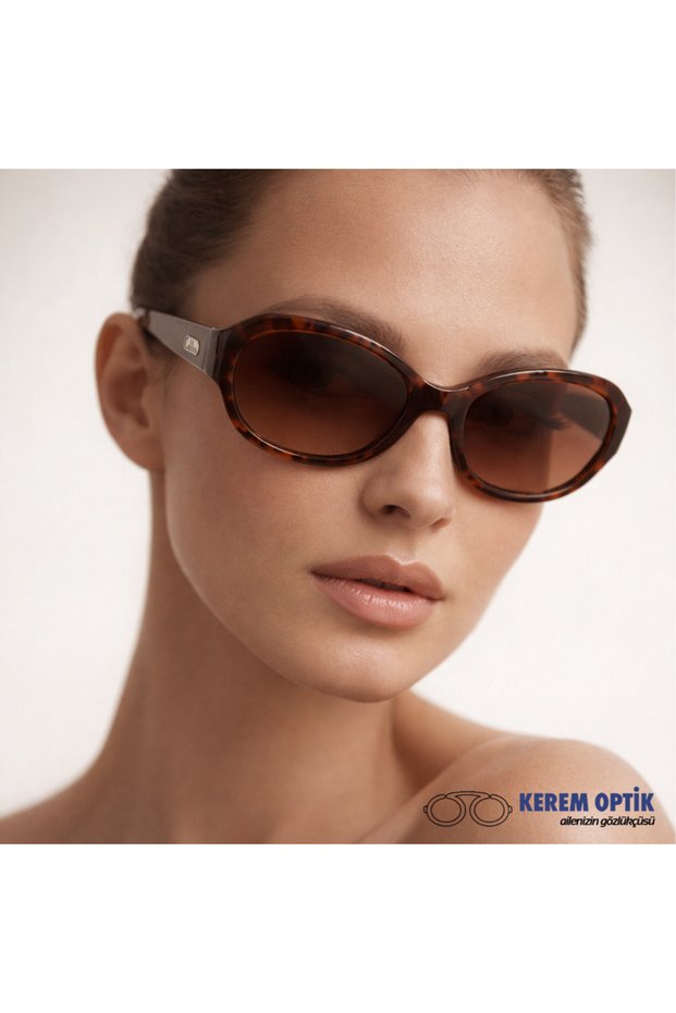 Women's Brown Bone Polarized Retro Sunglasses CS012 C16