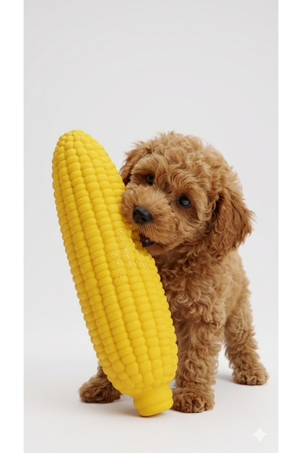 Fatih-Pet Cans Soft Fabric Corn Toy