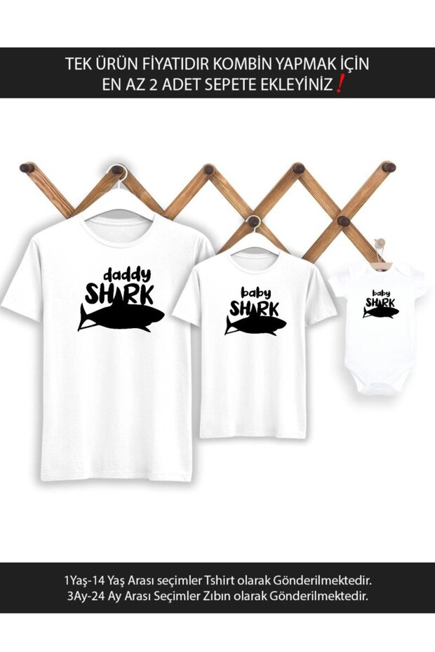 Father Son Daddy Baby Shark (SINGLE PRODUCT PRICE ADD MY MINI 2 BASKETS TO MAKE COMBIN)