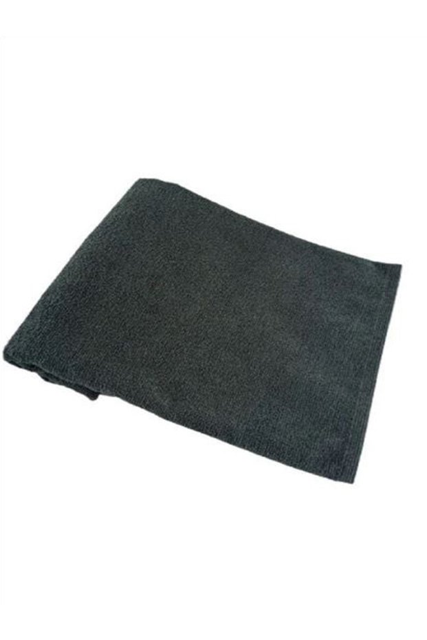 Gray Microfiber Hand Face Hairdresser Sports Towel Stain and Hair Dye Resistant 50 X 90 Cm
