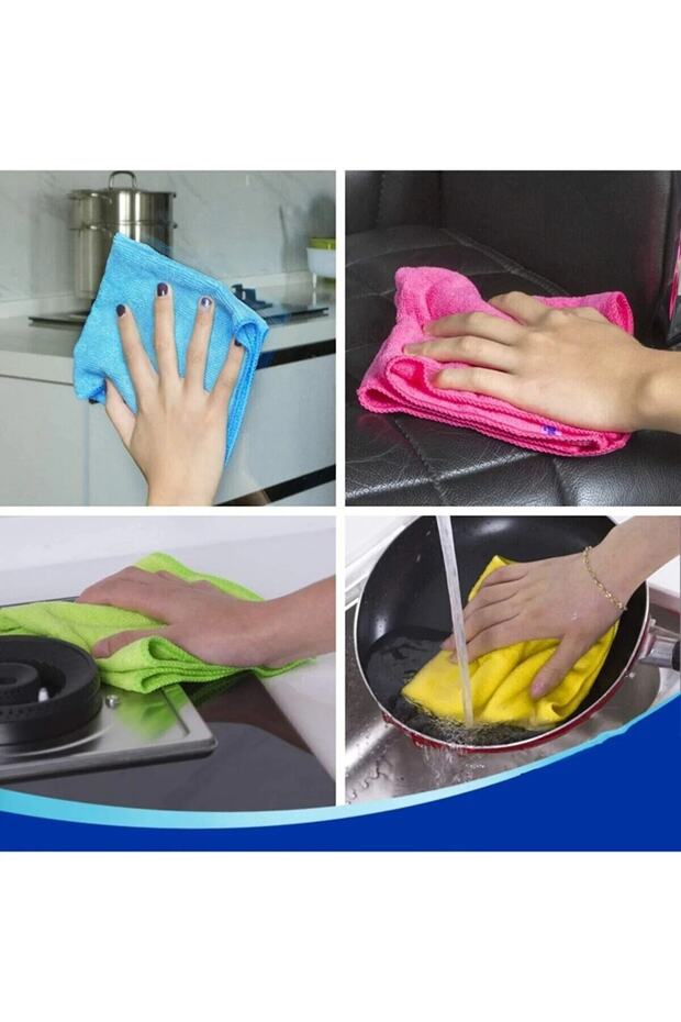 Microfiber Cleaning Cloth 12 Pack - 4