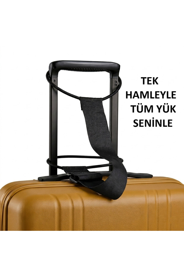 AİBAR Çok Amaçlı Valiz Üstü Çanta Sabitleme Kemeri – Ayarlanabilir Bagaj Taşıma Aparatı
