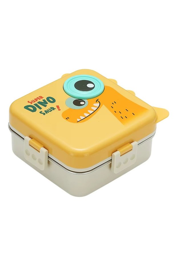 Stainless Steel Lunch Containers 3 Compartments Lunch Box with Bowl Bento Box for Adult Kids