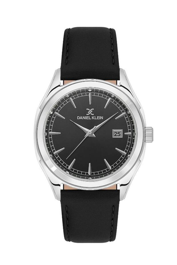 Dk.1.13832-1 Leather Lordon Waterproof Steel Coated Black Men's Wristwatch
